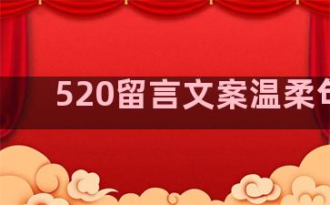 520留言文案温柔句子