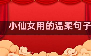 小仙女用的温柔句子说说